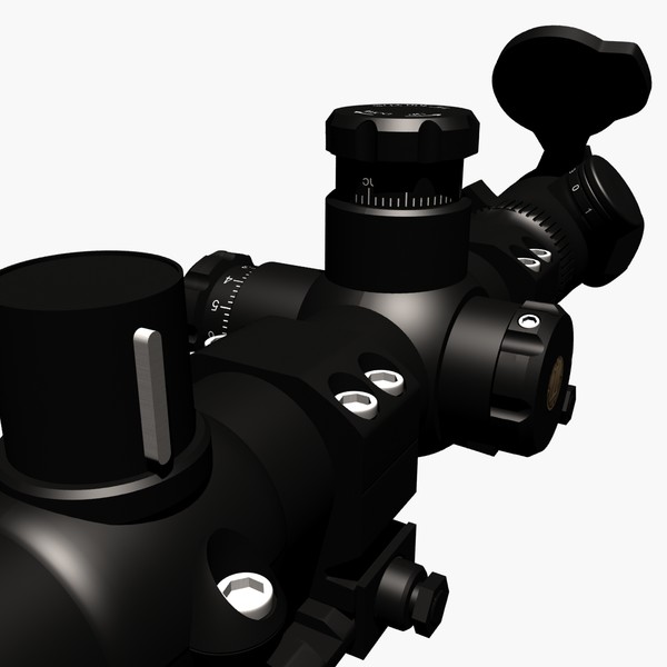 3ds max leupold mark 4 ert - Leupold Mark 4 ERT (Sniper & Sporting) Rifle Scope by Imagetek3D
